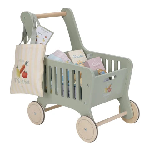Little Dutch Houten winkelwagen
