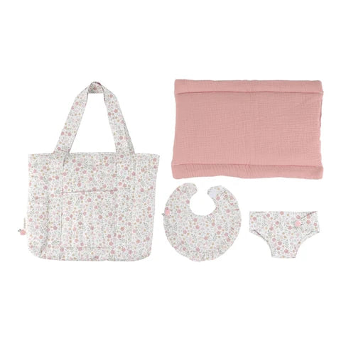 Little Dutch Poppen luiertas - Soft Flowers
