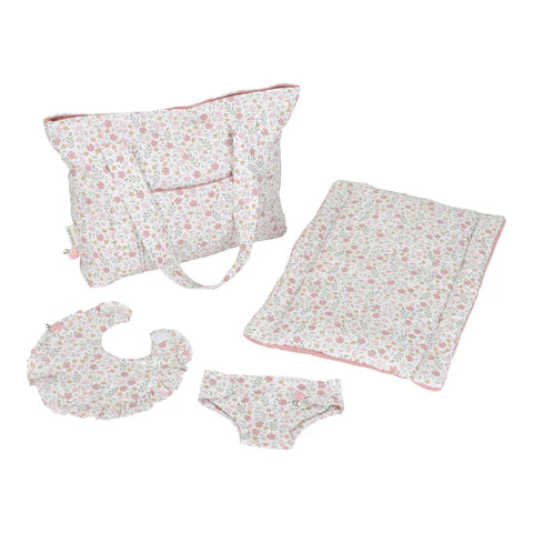 Little Dutch Poppen luiertas - Soft Flowers