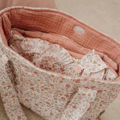 Little Dutch Poppen luiertas - Soft Flowers