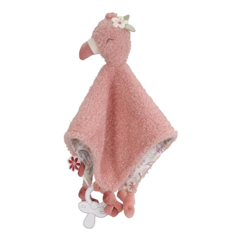 Little Dutch Knuffeldoekje Flamingo - Roze