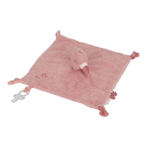Little Dutch Knuffeldoekje Flamingo - Roze