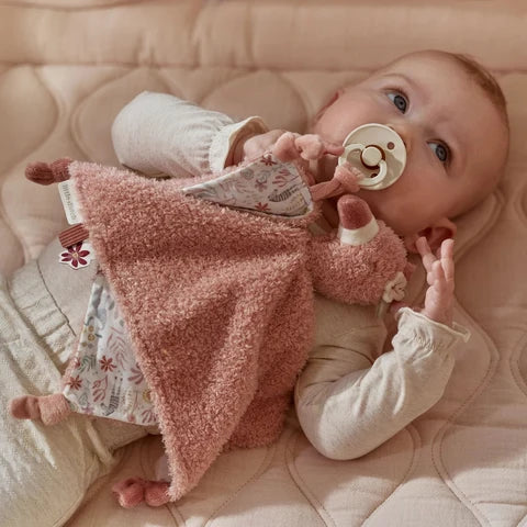 Little Dutch Knuffeldoekje Flamingo - Roze